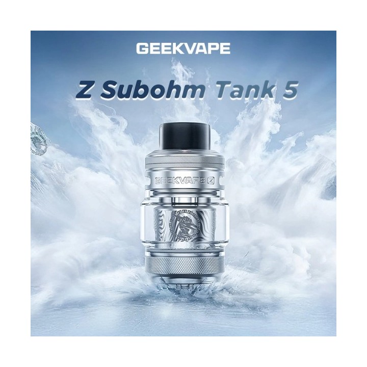 Geekvape Z SubOhm Tank 5 Atomizer Kartuş Gümüş Metalik
