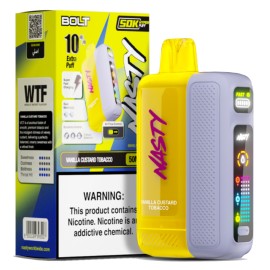 Nasty Bolt 50K Puff Kullan At⤑Vanilla Custard Tobacco