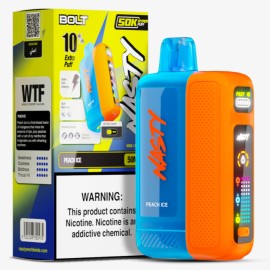 Nasty Bolt 50K Puff Kullan At⤑Peach Ice