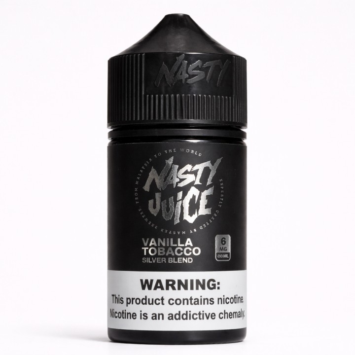 Nasty Juice Silver Blend Vanilla Tobacco E Likit 60 ML→6MG