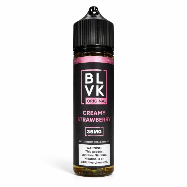 BLVK Original Creamy Strawberry Salt Likit 60 ML→35MG