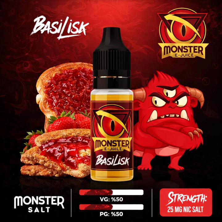 Monster Basilisk Salt Likit 10 ML→25MG
