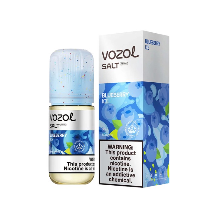 Vozol Blueberry Ice Salt Likit→30MG