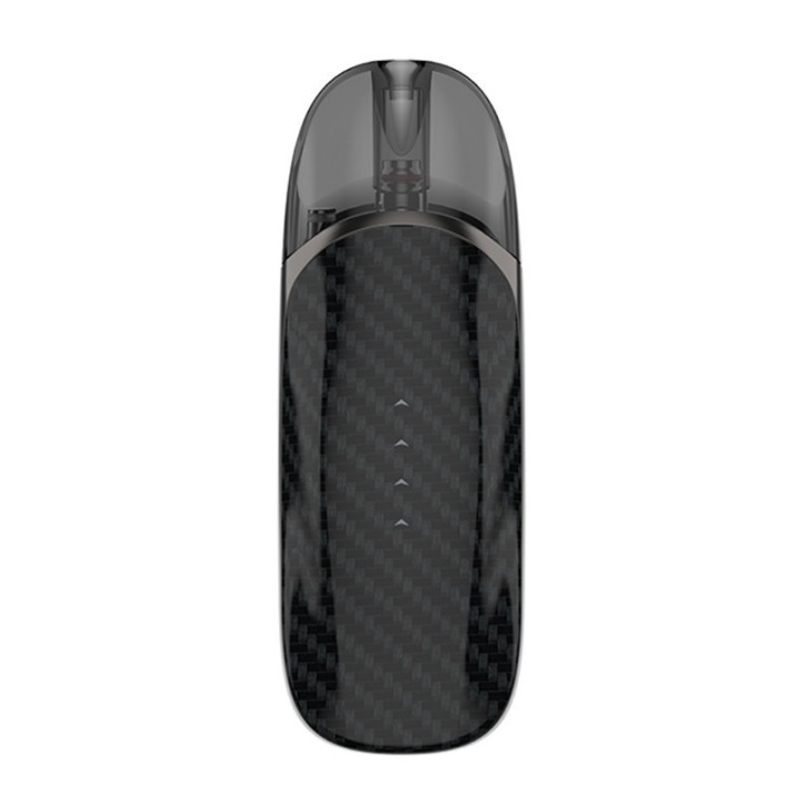 Vaporesso Zero 2 Pod Mod siyah karbon fiber desenli, kompakt elektronik sigara.