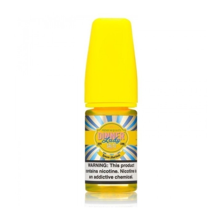 Dinner Lady Lemon Sherbets Ice Salt Likit 30ml, sarı kapaklı.