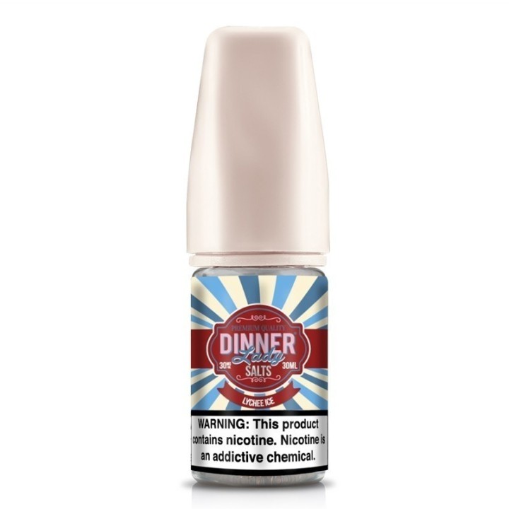 Dinner Lady Lychee Ice Salt Likit 30ml premium kalite e-likit şişesi.